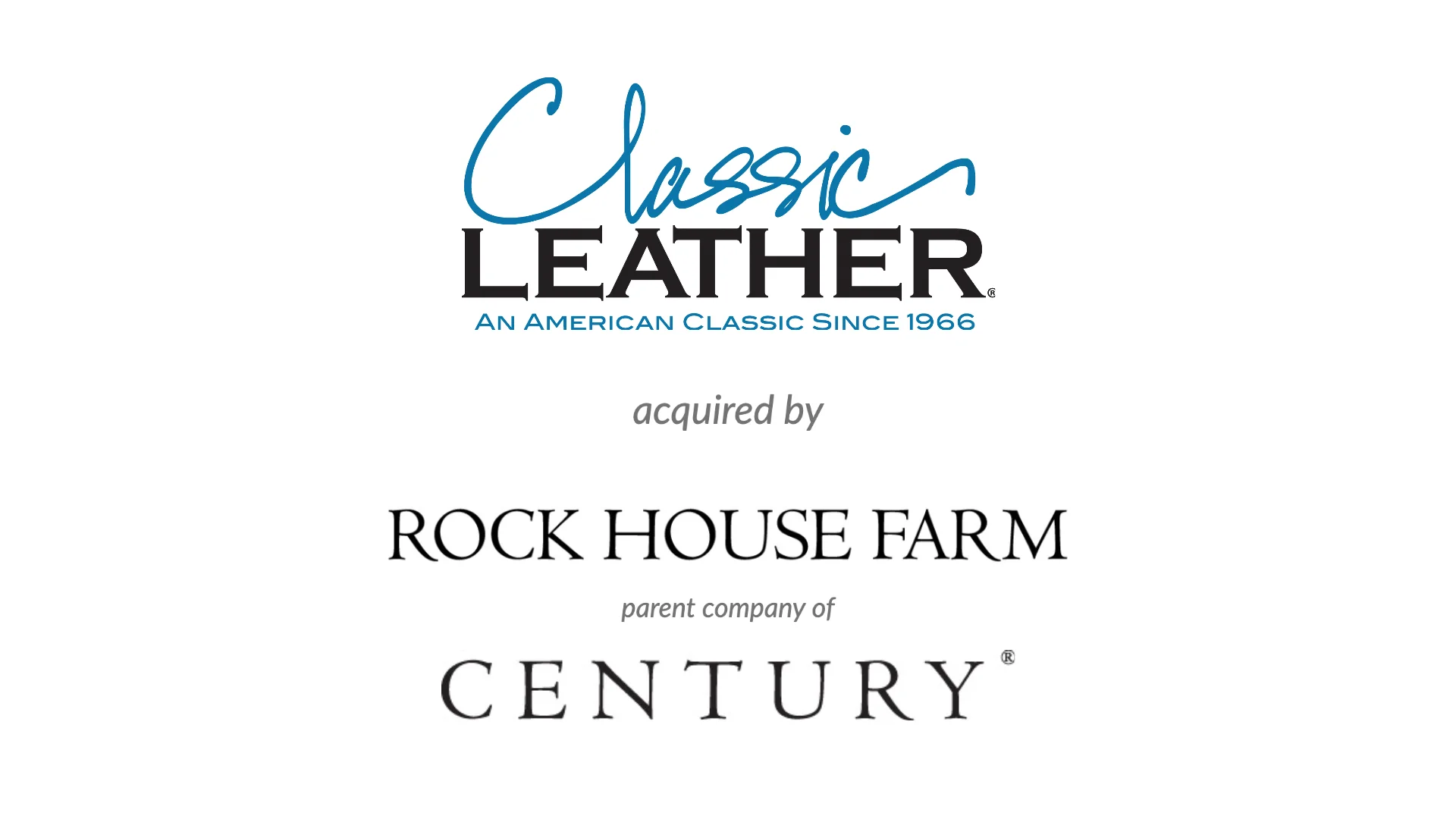 Classic Leather acquired by Rock House Farm parent of Century Furniture