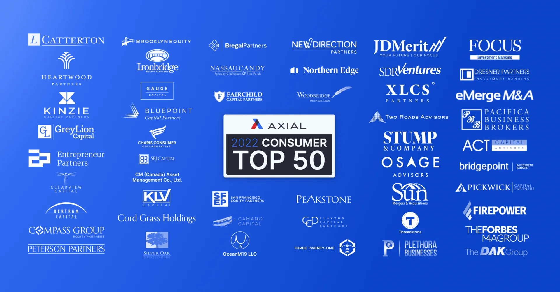 Axial Top 50 M&A Advisors for 2022
